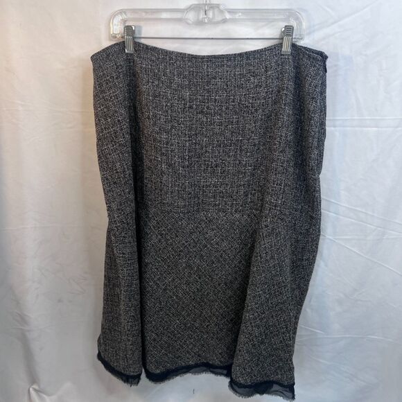 Style & Co Tweed Skirt Suit SET Tailored Career Wear Classic Boss Babe Size 16W - Picture 10 of 16